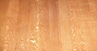 Beautiful ray-flecked hardwood floor